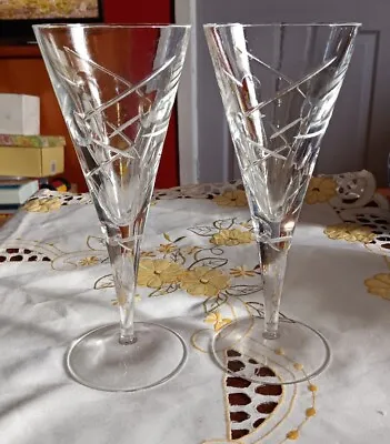 Buy Royal Doulton Lunar Pair Of 8.25in Wine Glasses • 40£