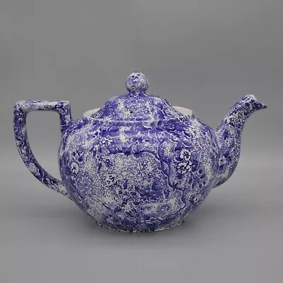 Buy Vintage 1989 Laura Ashley Blue Chintzware Tea Pot 4 Cup Staffordshire England • 48.18£