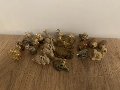 Buy Wade Whimsie Animal Bundle X 24 Various China Miniatures Collectable Critters • 20£