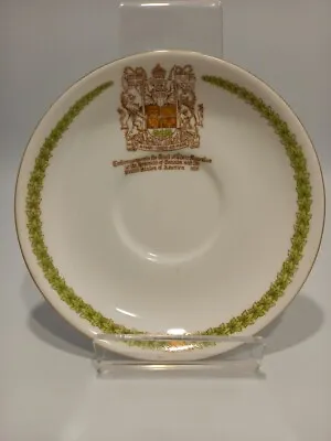 Buy Aynsley Bone China Commemorative Saucer - The Royal Visit To Canada & USA 1939 • 20£
