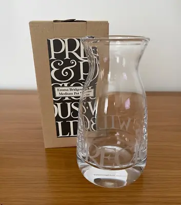 Buy Emma Bridgewater Wild & Precious Medium Black Toast Glass Vase - NEW • 40£