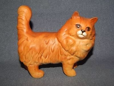 Buy Vintage Beswick Ginger Persian Cat ~ Matte Glaze Standing Tall Tail Erect # 1898 • 19.99£