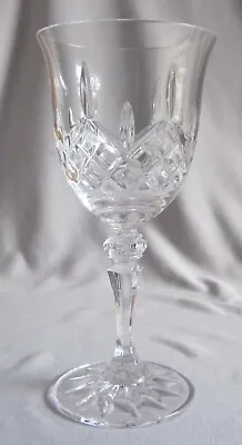 Buy Water Glass Goblet Galway Crystal Longford Pattern 7 3/4  Signed 12 Cuts • 18.46£
