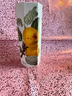 Buy Portmeirion Rare Hexagonal Bud Vase The Ingestrie Pippin Golden Apple Pattern • 30£