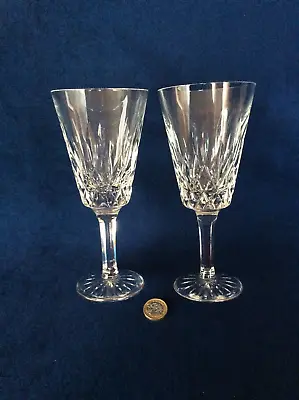 Buy Two Large Vintage Tyrone Irish Crystal Wine Glasses As Found Rosses Pattern • 4.50£
