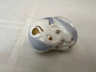 Buy Royal Doulton Minton Curled Up Sleeping Blue Mouse Mole Animal Figurine 2.25  • 38.92£