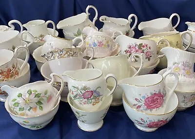 Buy Milk Jug & Sugar Bowl Sets Vintage Wedding Tea Parties Pretty Floral You Choose • 2.99£