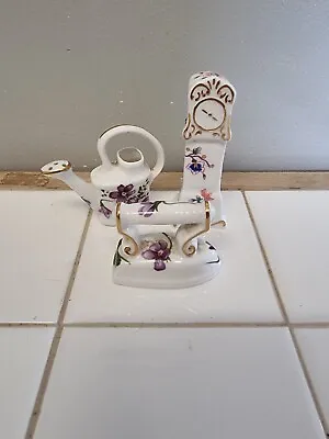 Buy Hammersley Victorian Violets - Miniature Watering Can Clock Tower Iron Mug- • 9.99£