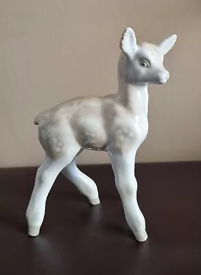 Buy Vintage 1950's Russian Ayaebo Large Porcelain Deer Fawn Figurine 8  • 45£