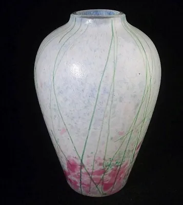 Buy Vintage 80s Scottish Stuart Strathearn Impressions Art Glass Vase • 19.99£