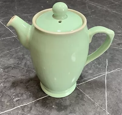 Buy Vintage Langley Mill Pottery Pastel Green 2 Pint Tea Coffee Pot Denby • 10£