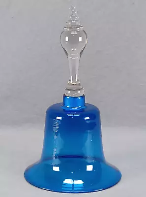 Buy British 19th Century Victorian Hand Blown Cobalt Blue Glass Wedding Bell • 231.83£