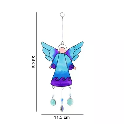 Buy P27CM BLUE ANGEL SUNCATCHER Mystical Window Decoration Gift • 11.49£