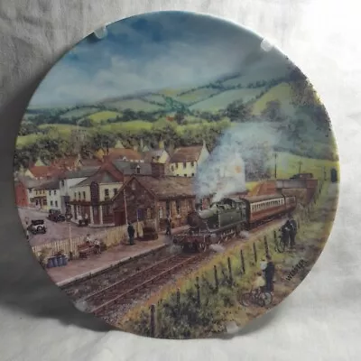 Buy Royal Worcester Plate, Peter Webster's Country Railways Series 'Right On Time' • 3£