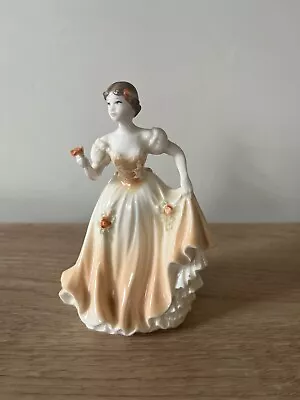 Buy Coalport Debutante Of The Year 1995 Rose Ball  Small Figurine Bone China • 19£