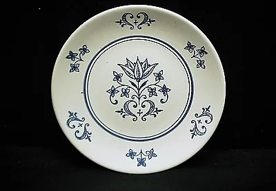 Buy Bread & Butter Plate White Cobalt Blue Design Dinnerware Unknown Maker Vintage • 16.11£