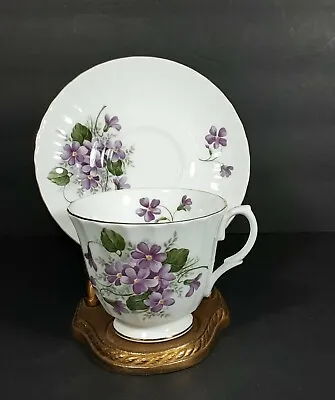 Buy Duchess Bone China Violets Cups And Saucer Set • 12.33£
