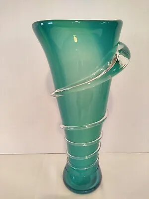 Buy 1994 Signed Tom Bloyd Studio Art Glass Vase  • 89.78£