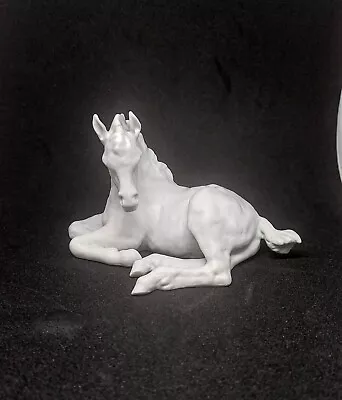 Buy Vintage Kaiser White Bisque Porcelain Horse Foal Model 525 • 37£