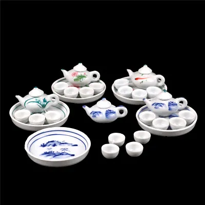 Buy Kid Pretend Play Miniature Dining Ware Porcelain Tea Set Dish Cup Plate TOY Rock • 6.47£