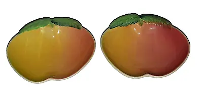Buy 2x CARLTON WARE Peach Fruit / Trinket Dishes • 6£