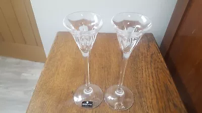 Buy Killarney Crystal Candlesticks (a Pair) Perfect Unused Condition 20 Cms • 14£