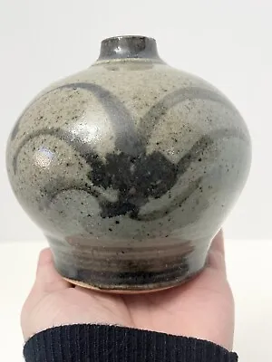 Buy Vintage Glazed Studio Pottery Hand Painted Small Bud Vase 4.5  Signed Blaisdell • 24.06£