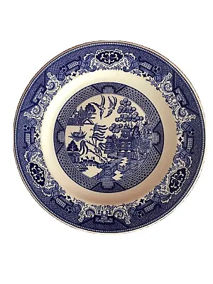 Buy Vintage Blue Willow Ware Royal China Underglaze 9  Dinner Plate Serving Platter • 9.58£