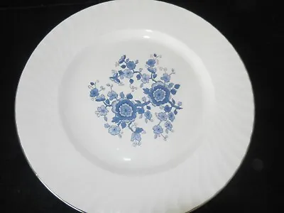 Buy Dishes,Salad Or Desert Plate, Blue Flowers, Royal Blue Ironstone, Wedgewood & Co • 9.46£