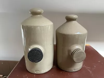 Buy Antique Victorian Stoneware Hot Water Bottles • 20£