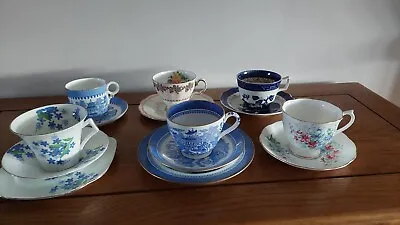 Buy 6 Vintage China Teacup Sets Mixed Brands Spode,Royal Albert,Ect  • 9.99£