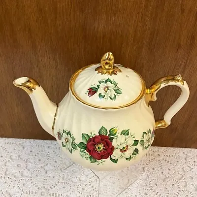 Buy Vintage 1960s Stunning Ceramic SADLER Teapot Bright Design RARE TO FIND • 30£