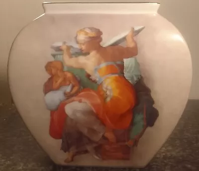 Buy Goebel Artis Orbis Pottery Vase Michael Angelo Limited Edition - 6   2596/3000 • 10.99£