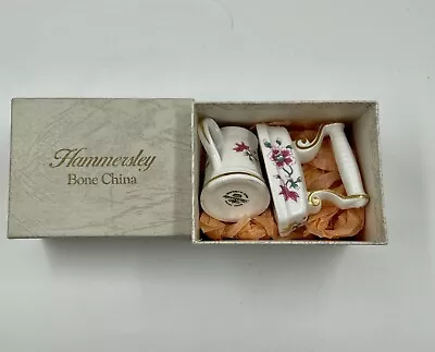 Buy Hammersley Fine Bone China Miniature Flat Iron & Mug • 6.99£