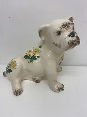 Buy Griselda Hill Pottery Wemyss Ware Bull Dog Yellow Floral SF1 • 279.99£