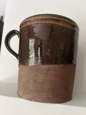Buy Antique Slipware Pottery Single Handled Pot Possibly 18th Century  • 15£