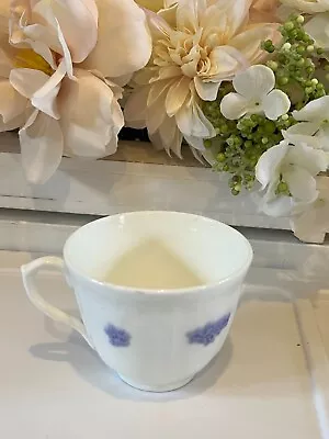 Buy Teacup Adderley Blue Chelsea Fine White Bone China England Flower Floral • 14.27£
