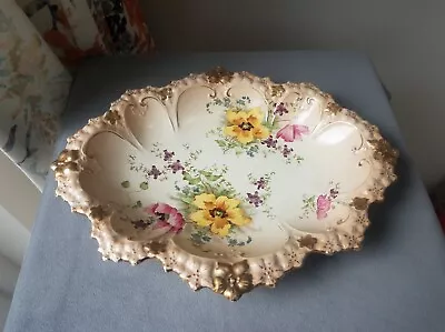 Buy Antique Royal Staffordshire 1900s Floral Oval Platter, Burslem Shallow Dish • 25£
