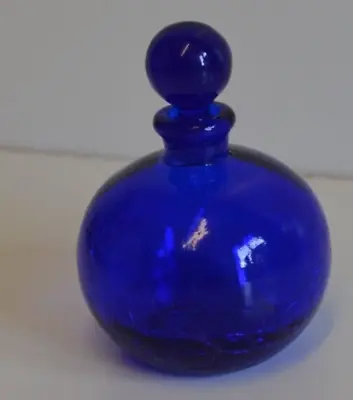 Buy Vintage Blue Bottle & Stopper • 6.99£