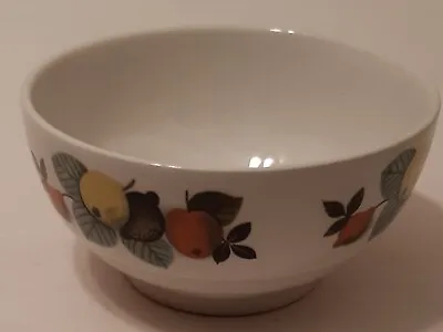 Buy Small Round China White Dish Bowl With Fruit Detail - Myott 505 England • 4£