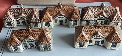Buy 5x Tey Pottery No15 School House Britain In Miniature Models. Hand Painted VGC • 9.95£