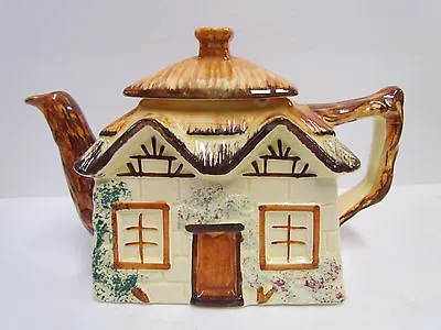 Buy Keele St. Pottery Thatched Roof Cottage Teapot ~ Made In England • 14.40£