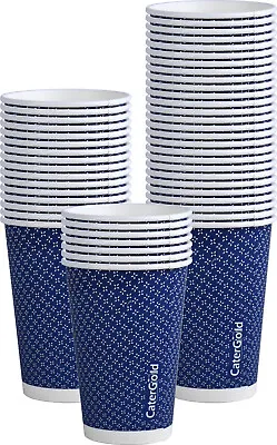 Buy Paper Coffee Tea Cups Strong For Hot & Cold Drinks Vending 16oz - 450 Ml Printed • 75.99£