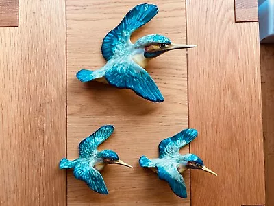 Buy Set Of Three Beswick Graduated Flying Kingfishers Nos.729/1 And 2 729/3 • 195£