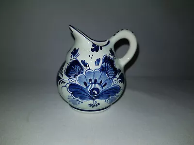 Buy Small Old BLUE DELFT Vase Made In Holland Hand Painted 7 Cm • 4.27£