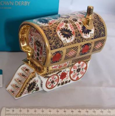 Buy Royal Crown Derby Old Imari BOW TOP Wagon Ltd Ed 46/450 1st Gold Stopper Boxed • 625£
