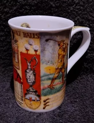 Buy Kingsbury Staffordshire Fine Bone China Vintage Golf Themed Tea Or Coffee Mug • 7.99£