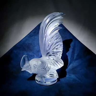 Buy Lalique Crystal Rooster 8.25” Tall EXCELLENT CONDITION!! • 175.51£