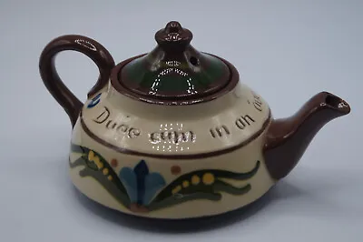 Buy A Lovely Longpark Torquay Ware Motto Ware Teapot In The N1 Scandy Pattern. • 12.99£