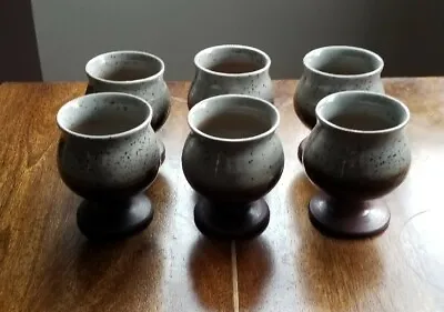 Buy 6 Beautiful Studio Pottery Goblets • 24£